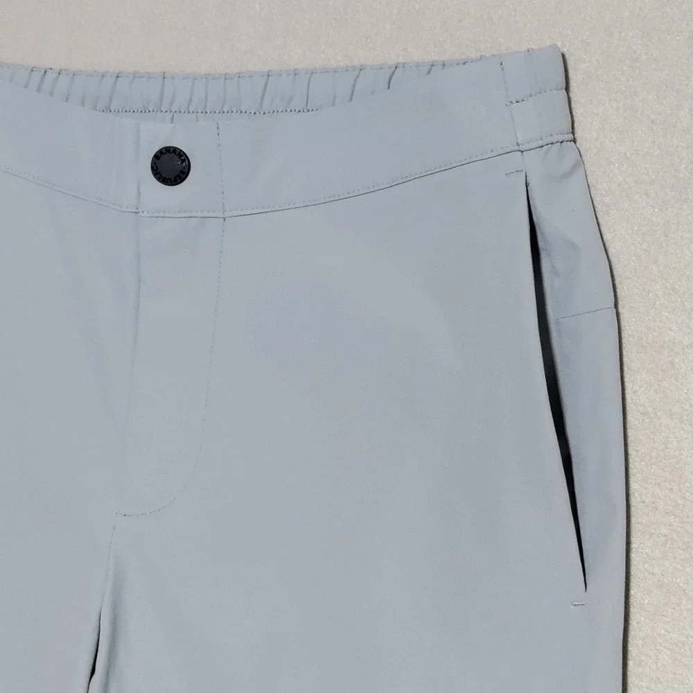 Banana Republic Mens Motion Tech‎ Hybrid Pants 30x29 Light Grey Water Repellant